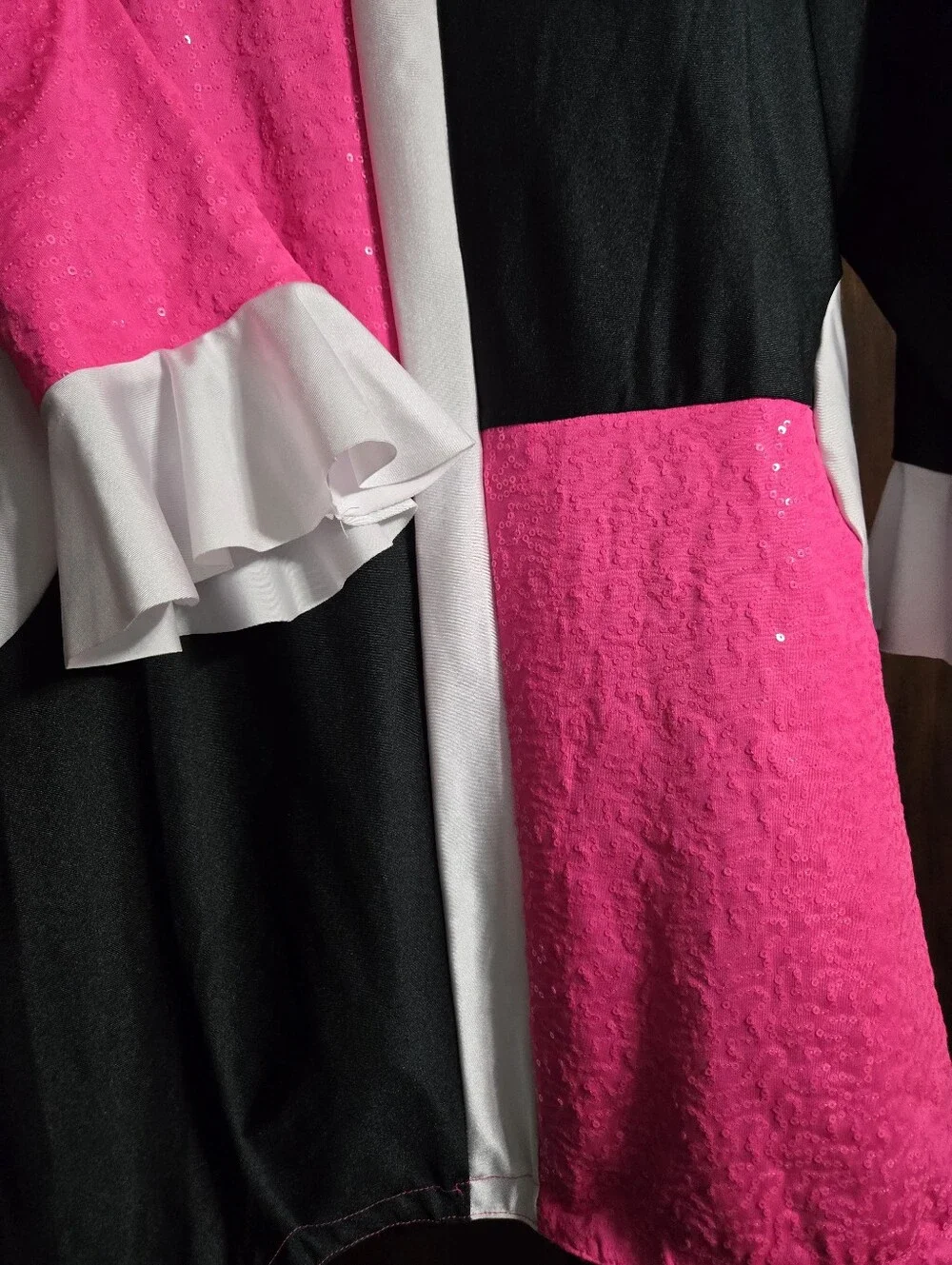 Revolution Dance Costume A BEAT GOES ON STYLE# RC20918 Hot Pink/Black XXLC